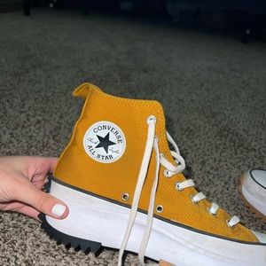 High Top Yellow Converse